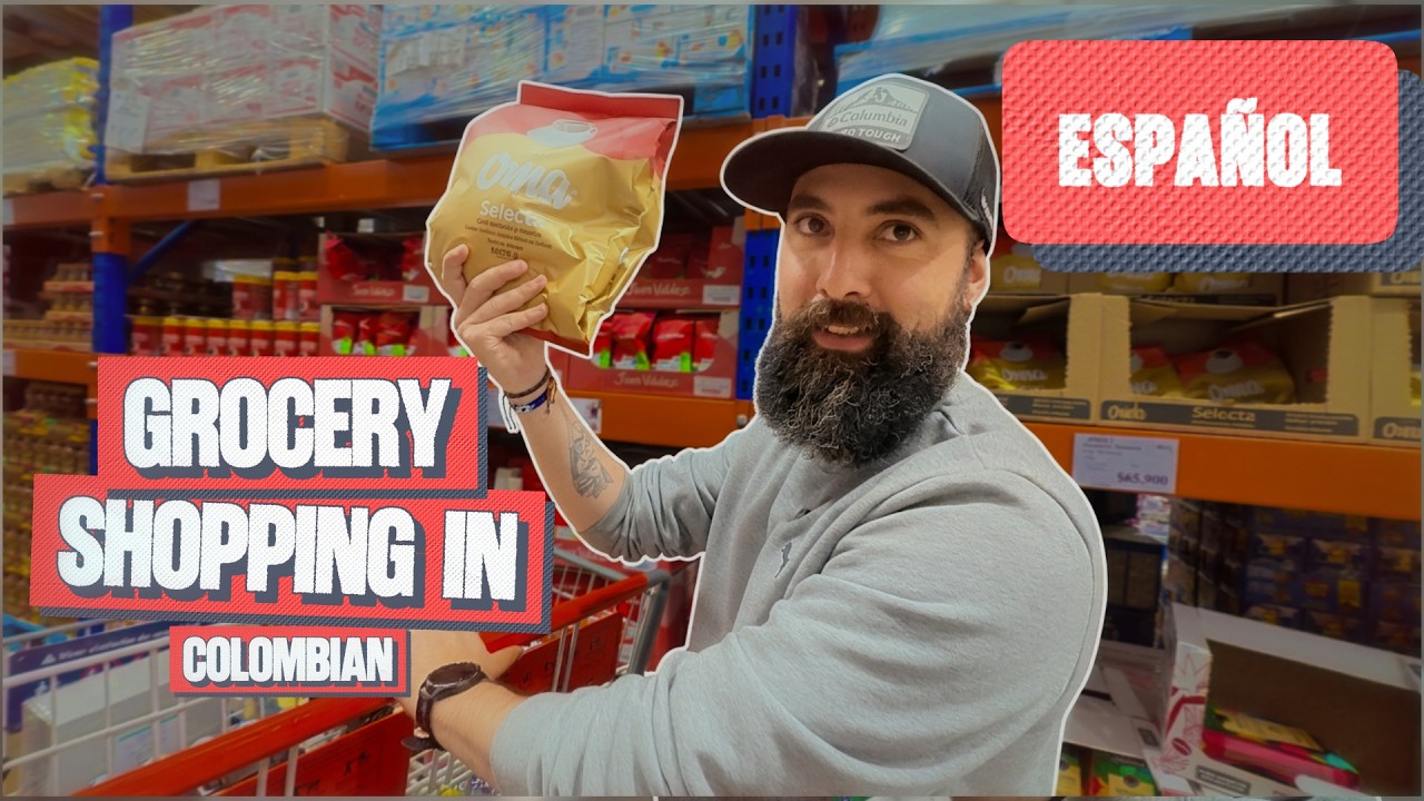 Grocery Shopping in Colombia 🇨🇴  Learn Real Spanish