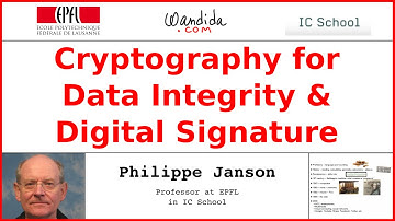 Cryptography for Data Integrity & Digital Signature | Philippe Janson