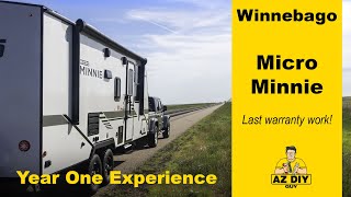 One Year of the Winnebago Micro Minnie  The End of Warranty