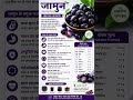प्राकृतिक सुपरफूड जामुन | Benefits You Must Know