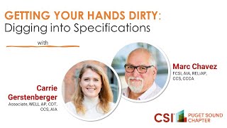 SPECS 101: Class 2: Getting Your Hands Dirty: Digging into Specifications