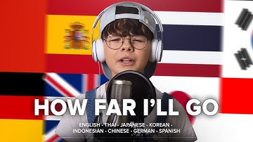 1 DISNEY Song 8 LANGUAGES I Vaiana - How far I