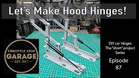 DIY Hood Hinges - New and Improved.