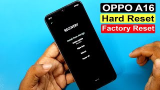 OPPO A16 (CPH2269) Hard Reset & Pattern Unlock | OPPO A16 Factory Reset Without PC | screenshot 4