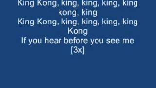 King Kong Lyrics Resimi