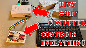 Short: Agon Light™ review units controlling a binary counter circuit