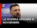 ⚠️ Zelenski estima que la guerra seguirá al menos hasta noviembre