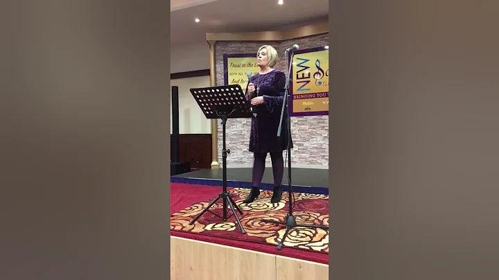Sharon Morrison singing last Saturday night.