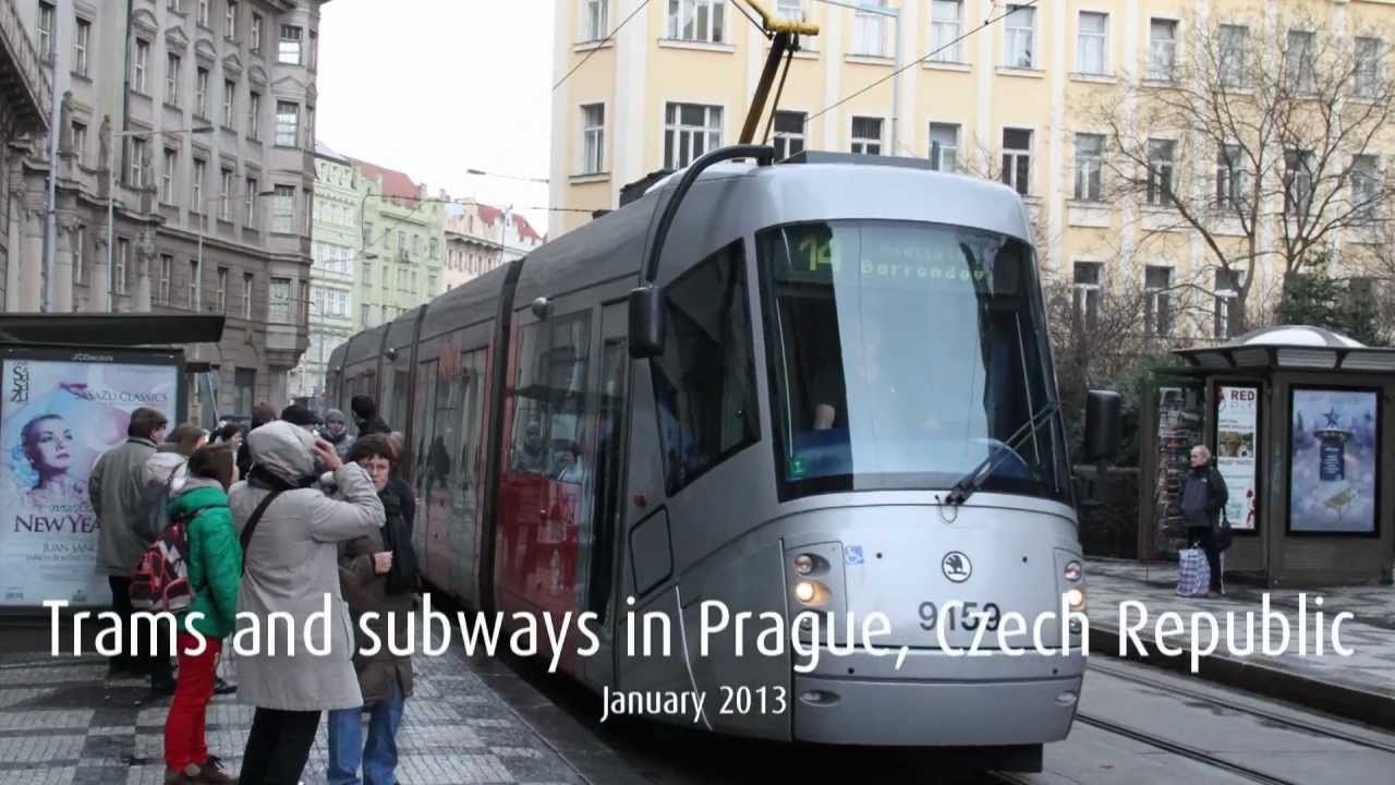Prague public transport compilation (2013) - YouTube