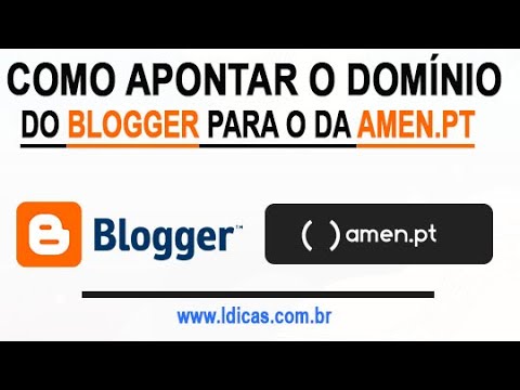 Como apontar Domínio do Blogger para Amen.pt