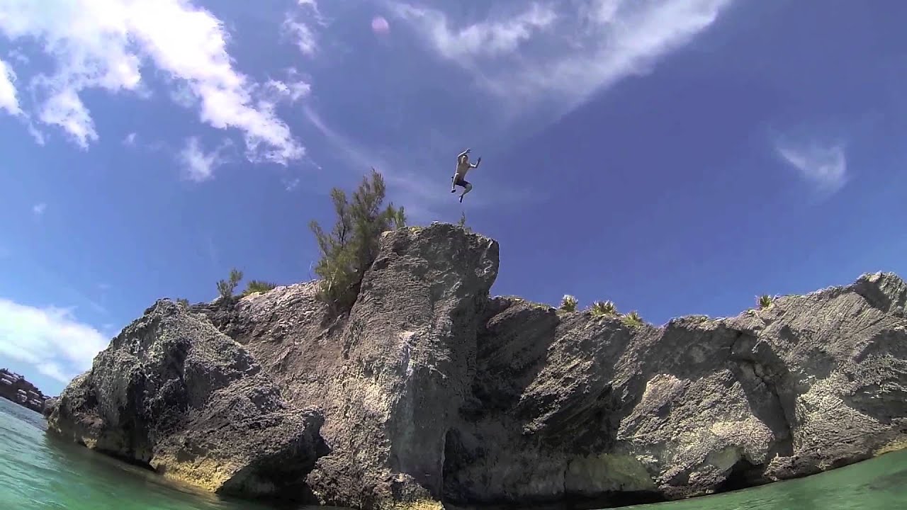 Bermuda Cliff Jumping 2013 YouTube
