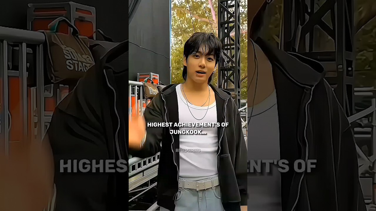 Highest Achievements of jungkook 