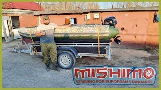 MISHIMO RAPID PRO. MARLIN PROLAIN 20лс. Подготовка к сезону. Перевозка с мотором на прицепе.