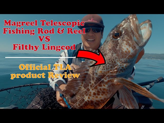 Product Review  Magreel TELESCOPIC fishing Rod Vs. Filthy Lingcod 