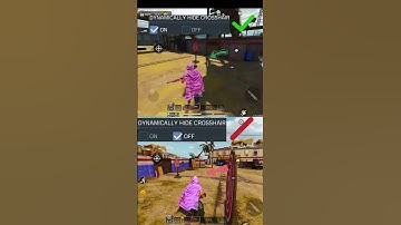 ✅ Best Dynamically Hide Crosshair setting in CODM BR 🔥💯 Codmoible Tips and Tricks #shorts #codmbr