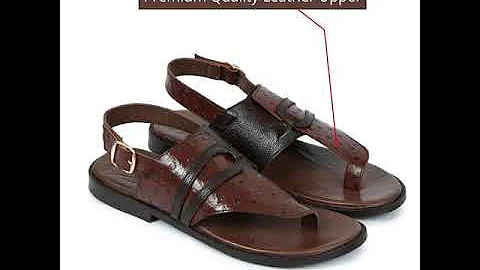 16. Buwch Premium Handmade African Style Leather Sandals