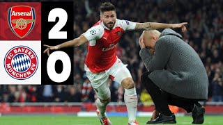 The Day Arsenal DEFILED Pep Guadiola's Bayern At The Emirates |  EPIC Champions League Clash