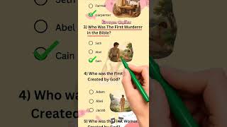 Bible Quiz. Can You Get 6/6? #BibleQuiz #FaithQuiz #KnowledgeTest #QuizTime