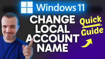 How to Change Local Account Name in Windows 11 (Step by Step) 2025