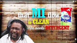 M I Abaga  King James Official Lyric Video Reaction