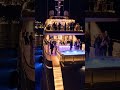 Nighttime shot of luxury yacht