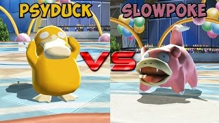 Pokemon battle revolution - Psyduck vs Slowpoke
