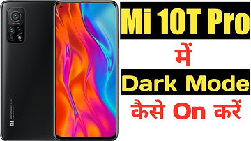 How to enable dark mode in mi 10T pro || Mi 10T pro me dark mode kaise on kare ||