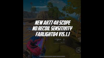 #farlight84 | REVAMP AK77 4X SCOPE NO RECOIL SENSITIVITY #farlight84update #farlight84mobile