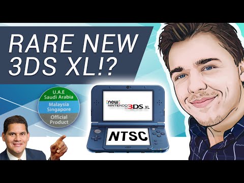 RARE NEW 3DS XL NTSC AMERICA Unboxing + SD Upgrade video! (Metallic Blue)