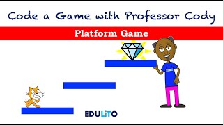 Code a Platform Game using Scratch - Prof Cody Teaches Kids to Code. #coding #games #scratch