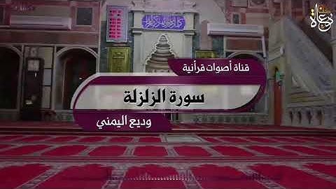 سورة الزلزلة - وديع اليمني (surah al zelzelah)