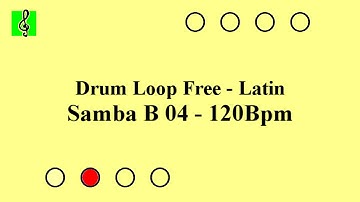 Free Drum Loop - Latin -  Samba B 04 (Chorus) - 120 Bpm
