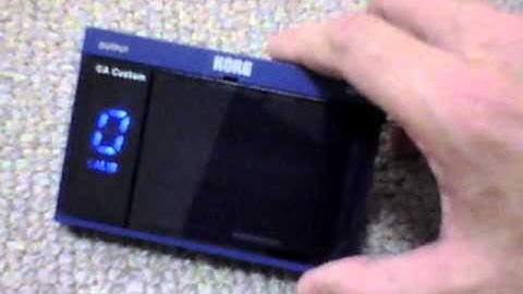 KORG 3D tuner GA custum DEMO