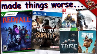 bad games that made everything worse...