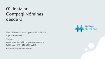 01. Como instalar Contpaqi Nominas - Instalación de SQL SERVER para Contpaqi