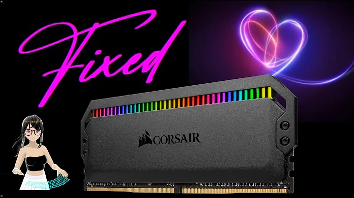 Corsair DDR5 RAM not showing up in ICUE FIXED!!!