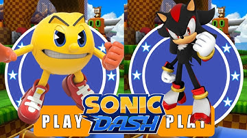 Pacman 🆚 Shadow Sonic | vs All Bosses - All Character Unlocked