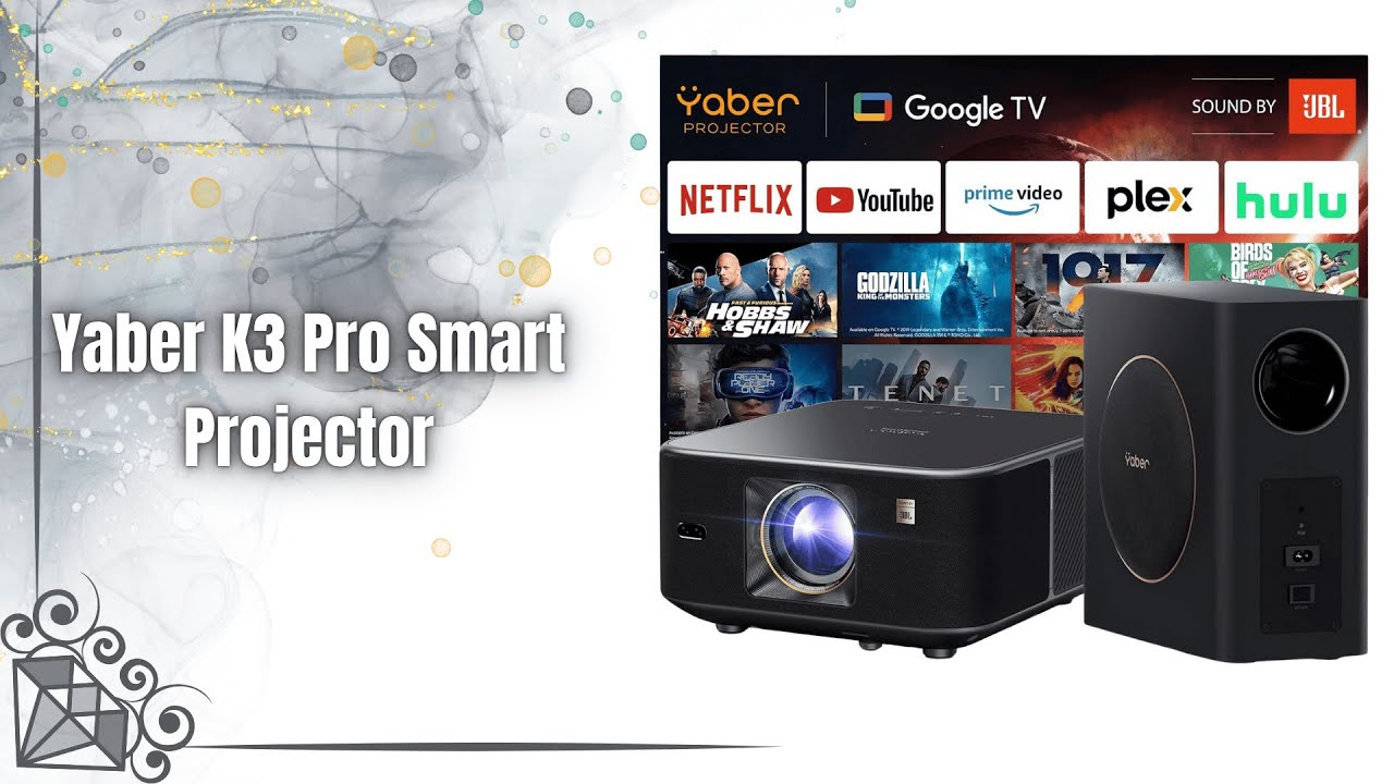 Yaber K3 Pro Projector Review | Smart 4K Google TV Projector with