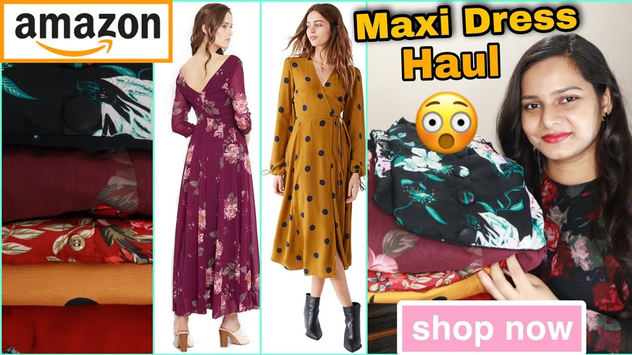 Amazon Maxi Dress Haul 🔥 Amazon Dress Review 💫 Festive Maxi Dress/Gown