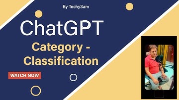 ChatGPT Classification  & Keywords Extraction