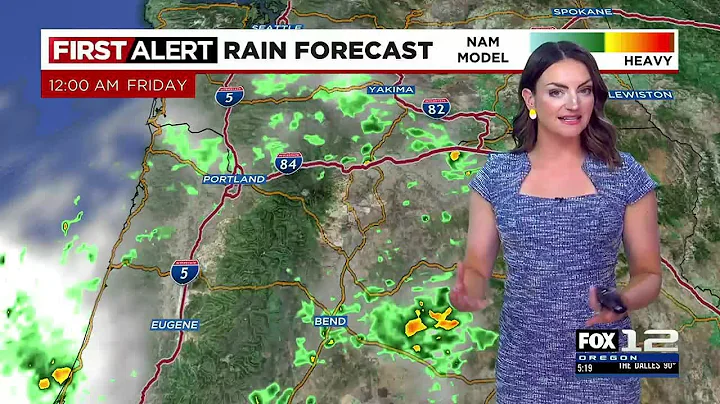 First Alert Thursday evening FOX 12 weather forecast (8/24)