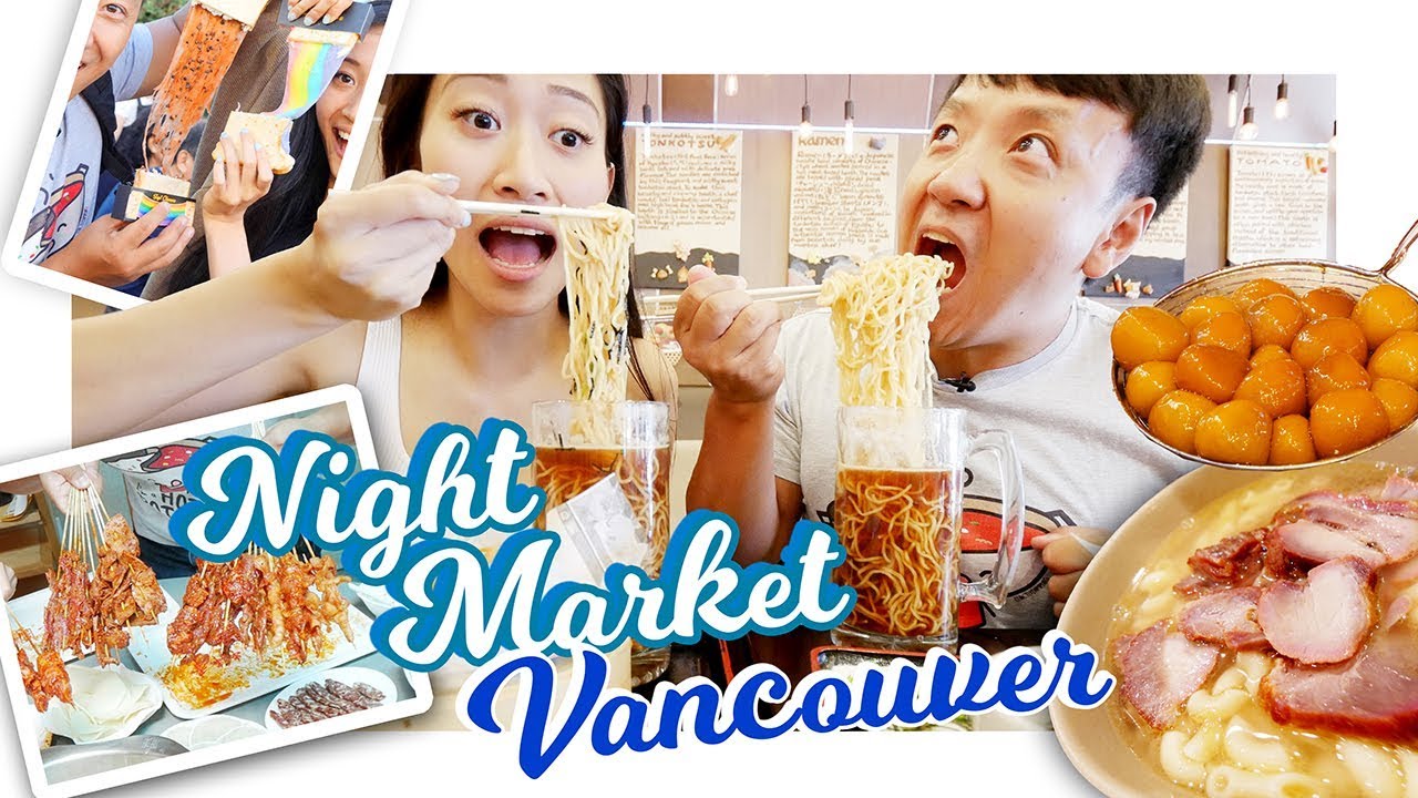 SPICY DIPPING Hotpot, BEER RAMEN & Richmond Night Market in Vancouver Canada | Strictly Dumpling