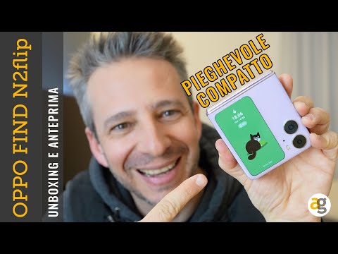 UNBOXING OPPO FIND N2 FLIP pieghevole compatto PREZZO e SPECIFICHE