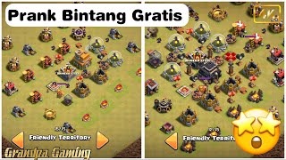 Prank Bintang Gratis Base Abal Clash Of Clans screenshot 1