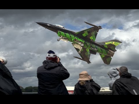 RIAT 2023 BELGIAN F16 DREAM VIPER - ?FLY IT LIKE YOU STOLE IT!? 4K