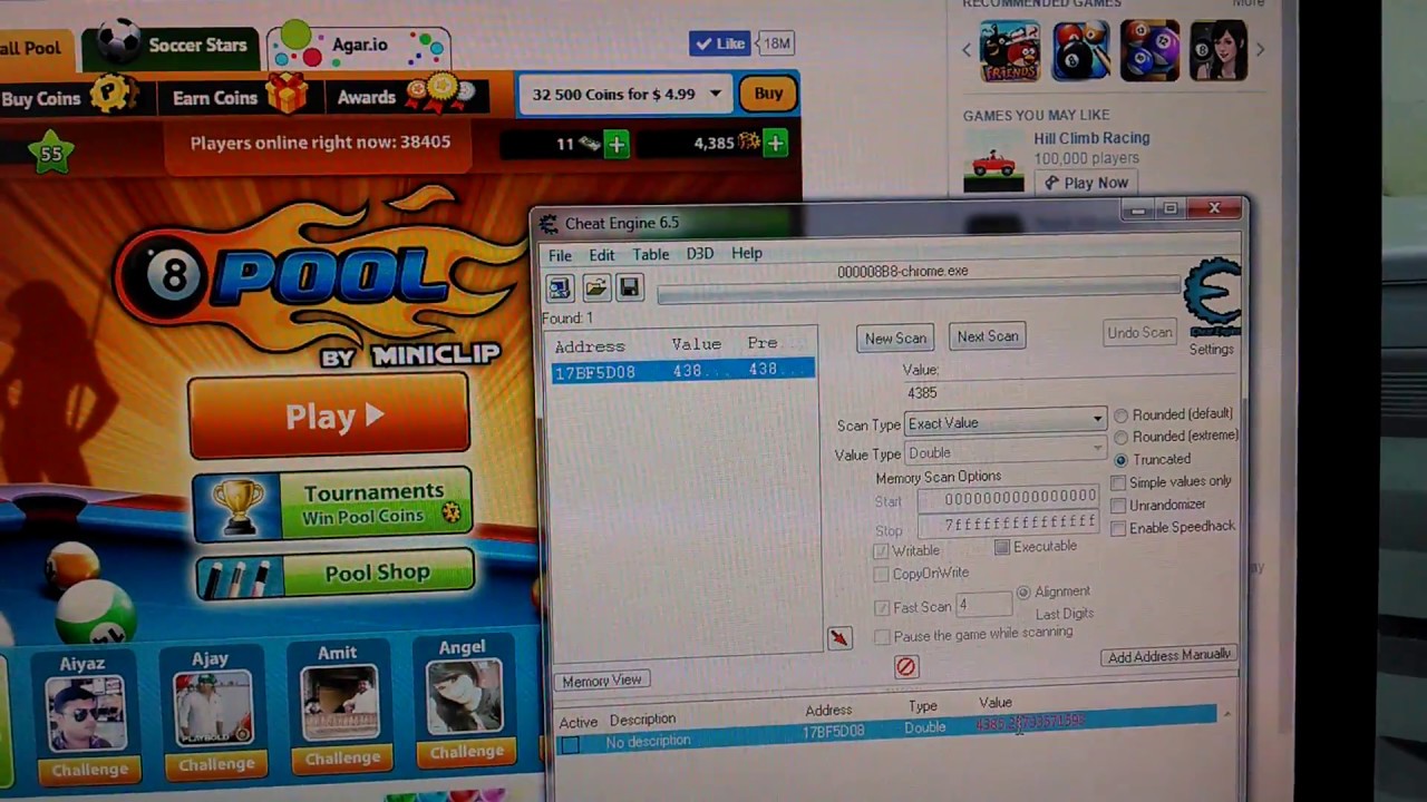 8 ball pool cheat engine hack tool free download facebook