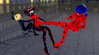 【MMD Miraculous】Epic Fight - Ladybug VS Villains (Compilation)