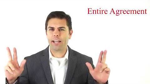 Beware the Office Lease "Entire Agreement" Clause | Merger Clause Integration Clause