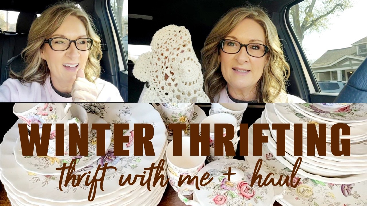 *NEW* WINTER THRIFT WITH ME 2026 | Winter Home Decor Ideas | Thrifting Vintage | Robin Lane Lowe