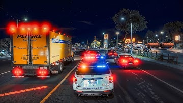 GTA 5 Real Life Police Officer Patrol | LSPDFR Ultra Realistic Roleplay 4K